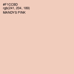 #F1CCBD - Mandys Pink Color Image